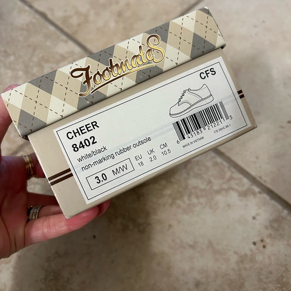 Footmate BRAND NEW baby saddle shoes, size 3 - Picture 2 of 5